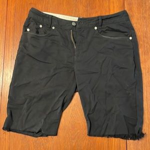 Outlier bike / commuter / cycling shorts 31 - cutoff black